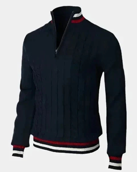 Urbano | Jersey con cuello alto y media cremallera