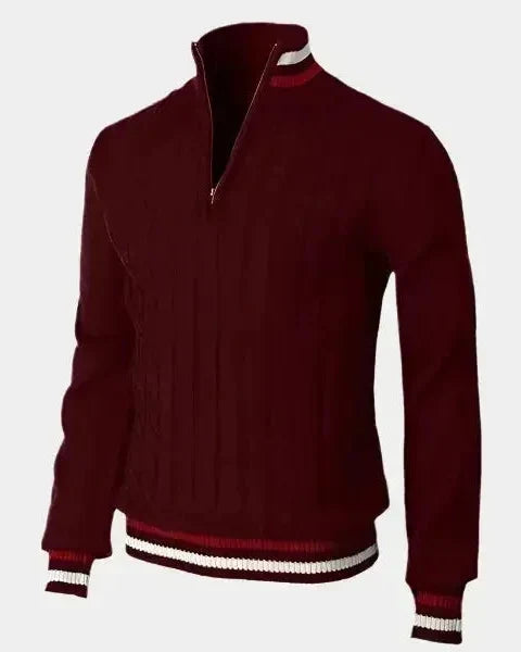Urbano | Jersey con cuello alto y media cremallera