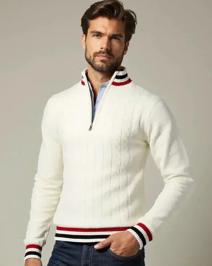 Urbano | Jersey con cuello alto y media cremallera