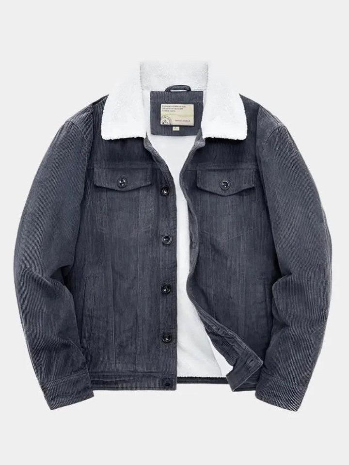 Valentín | Chaqueta urbana gris de corte regular