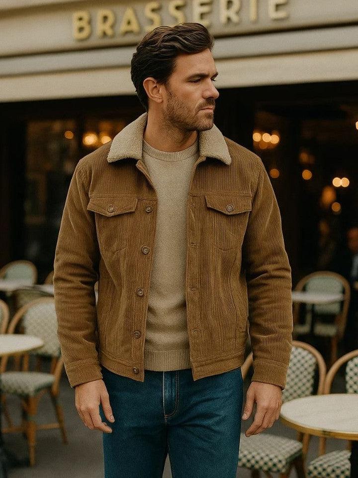Valentín | Chaqueta urbana gris de corte regular