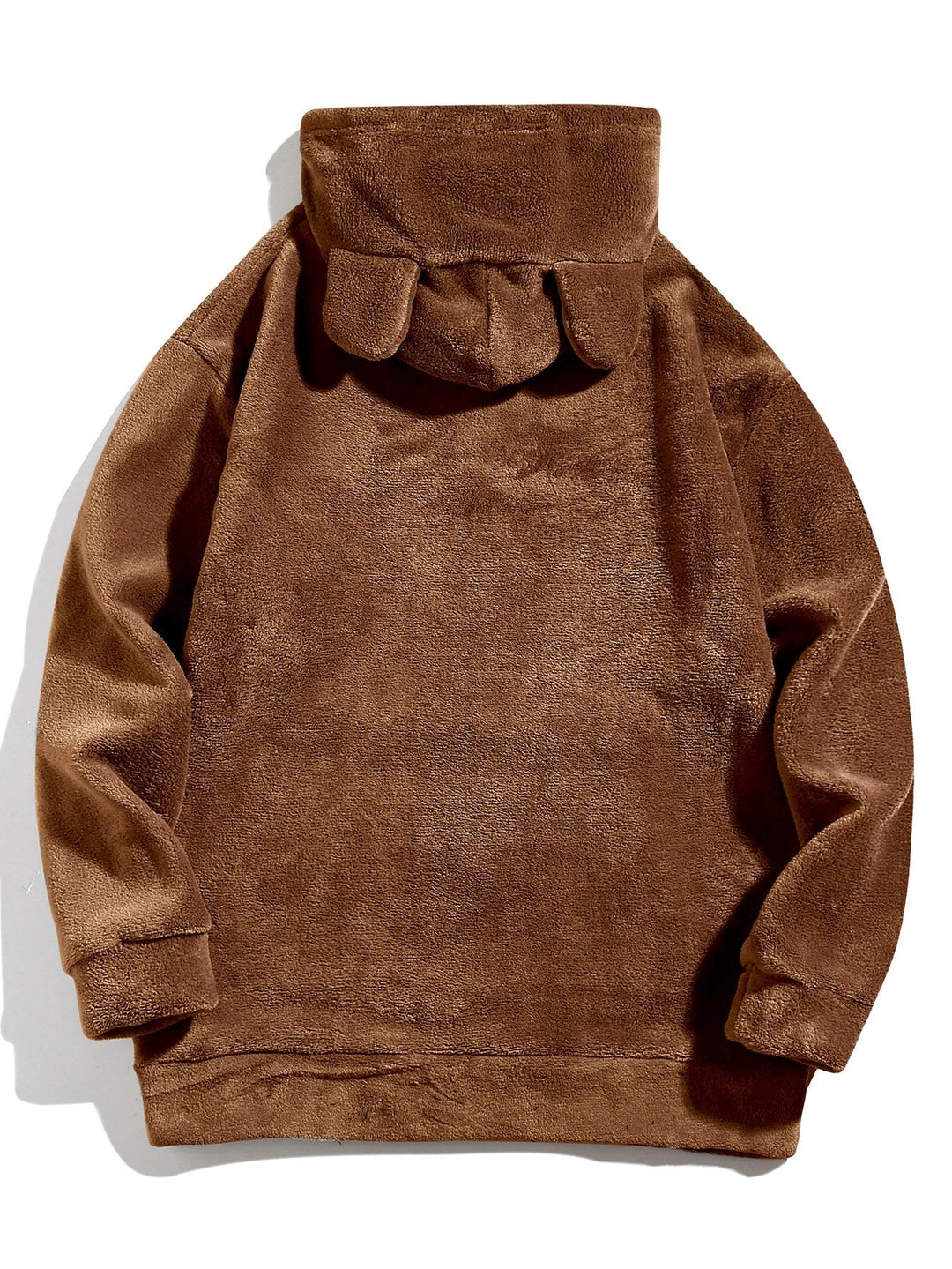 Valentín | Sudadera con capucha de borreguito con orejitas y corte relajado
