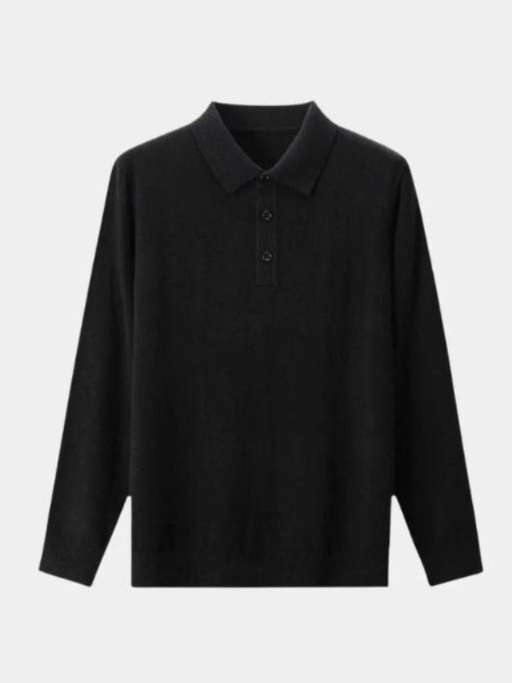 Valeriano | Polo gris de manga larga