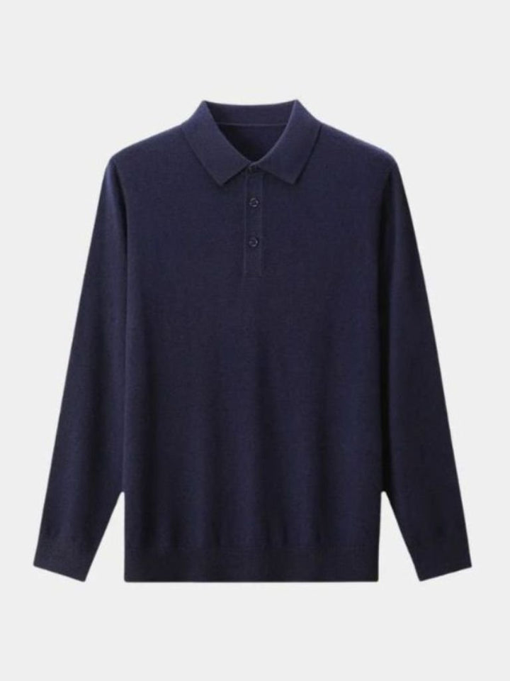 Valeriano | Polo gris de manga larga