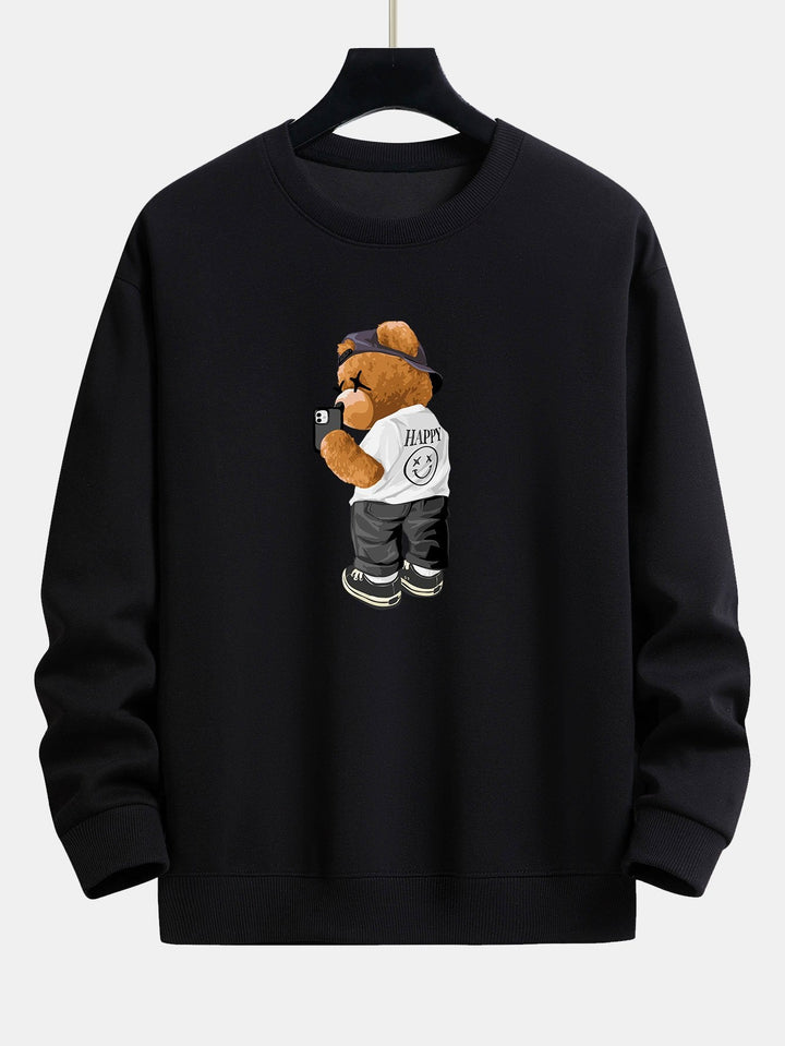 Vicente | Sudadera con estampado de osos divertido y corte relajado