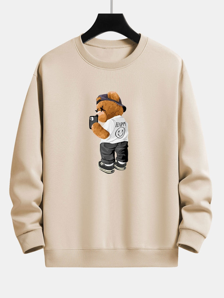 Vicente | Sudadera con estampado de osos divertido y corte relajado