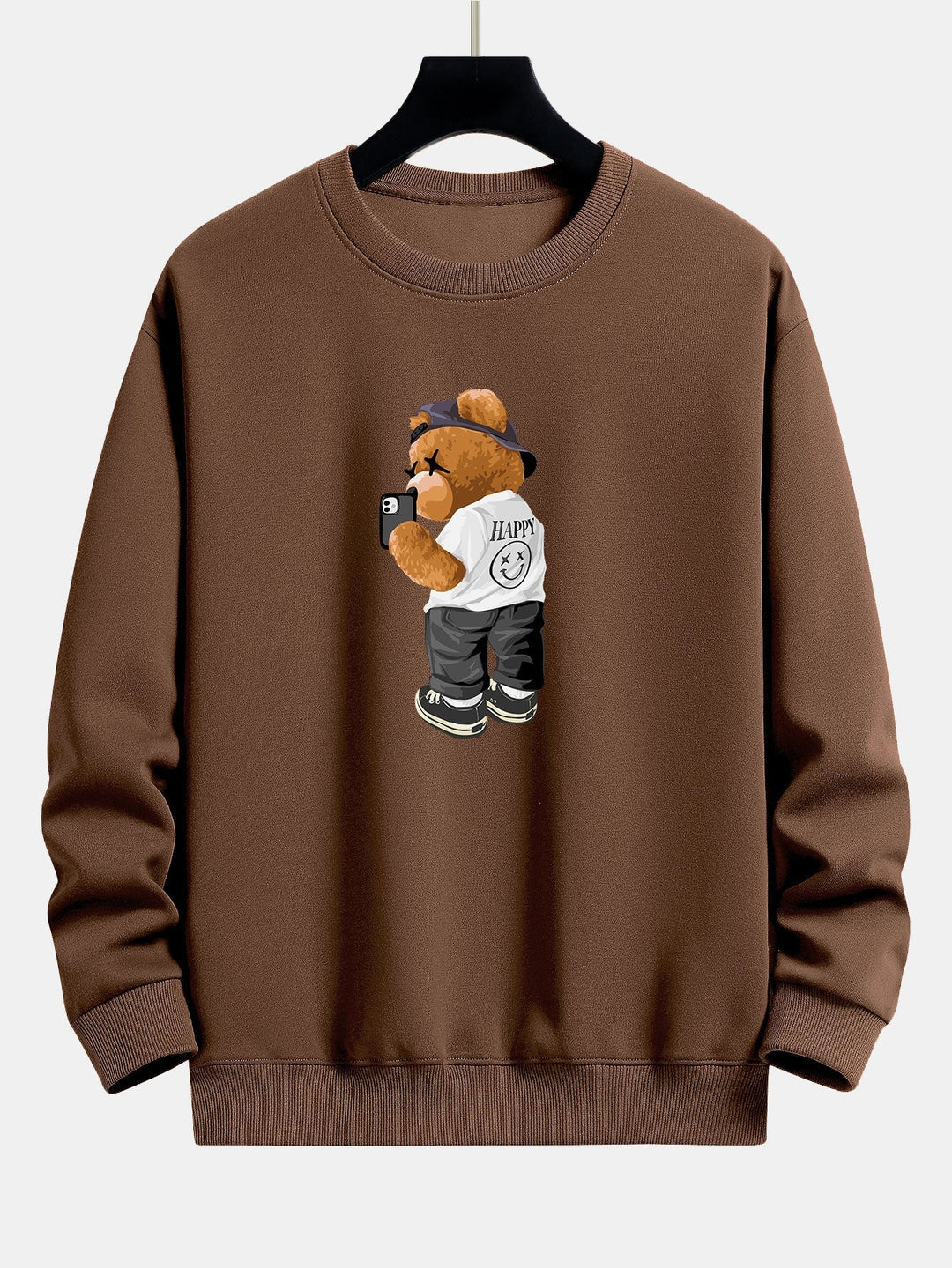 Vicente | Sudadera con estampado de osos divertido y corte relajado