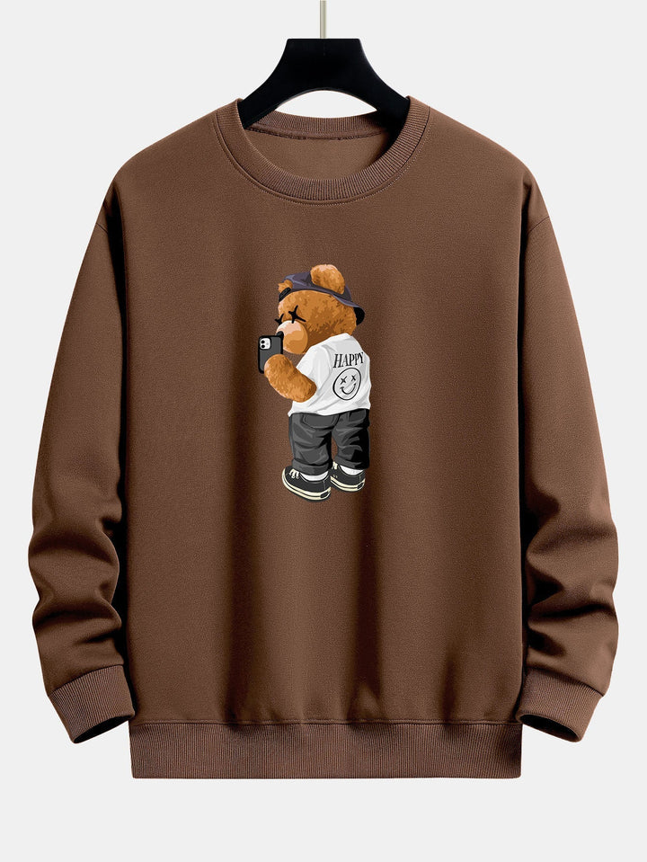 Vicente | Sudadera con estampado de osos divertido y corte relajado
