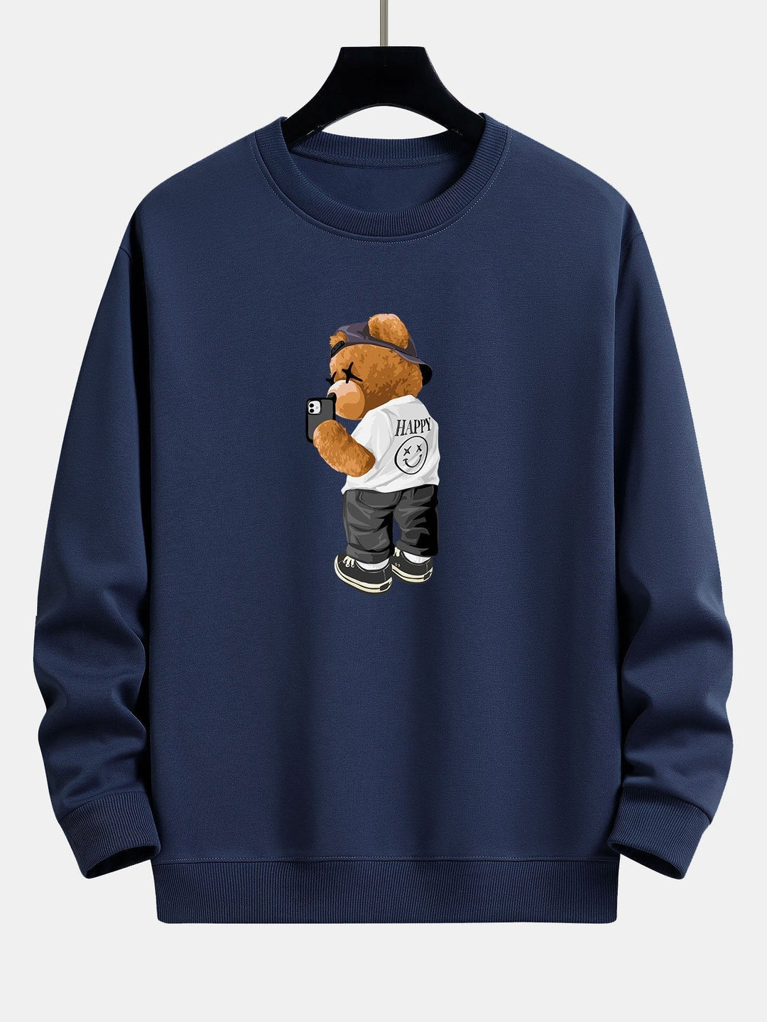 Vicente | Sudadera con estampado de osos divertido y corte relajado