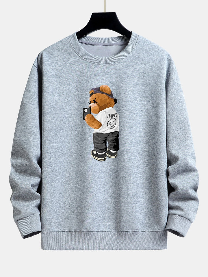 Vicente | Sudadera con estampado de osos divertido y corte relajado