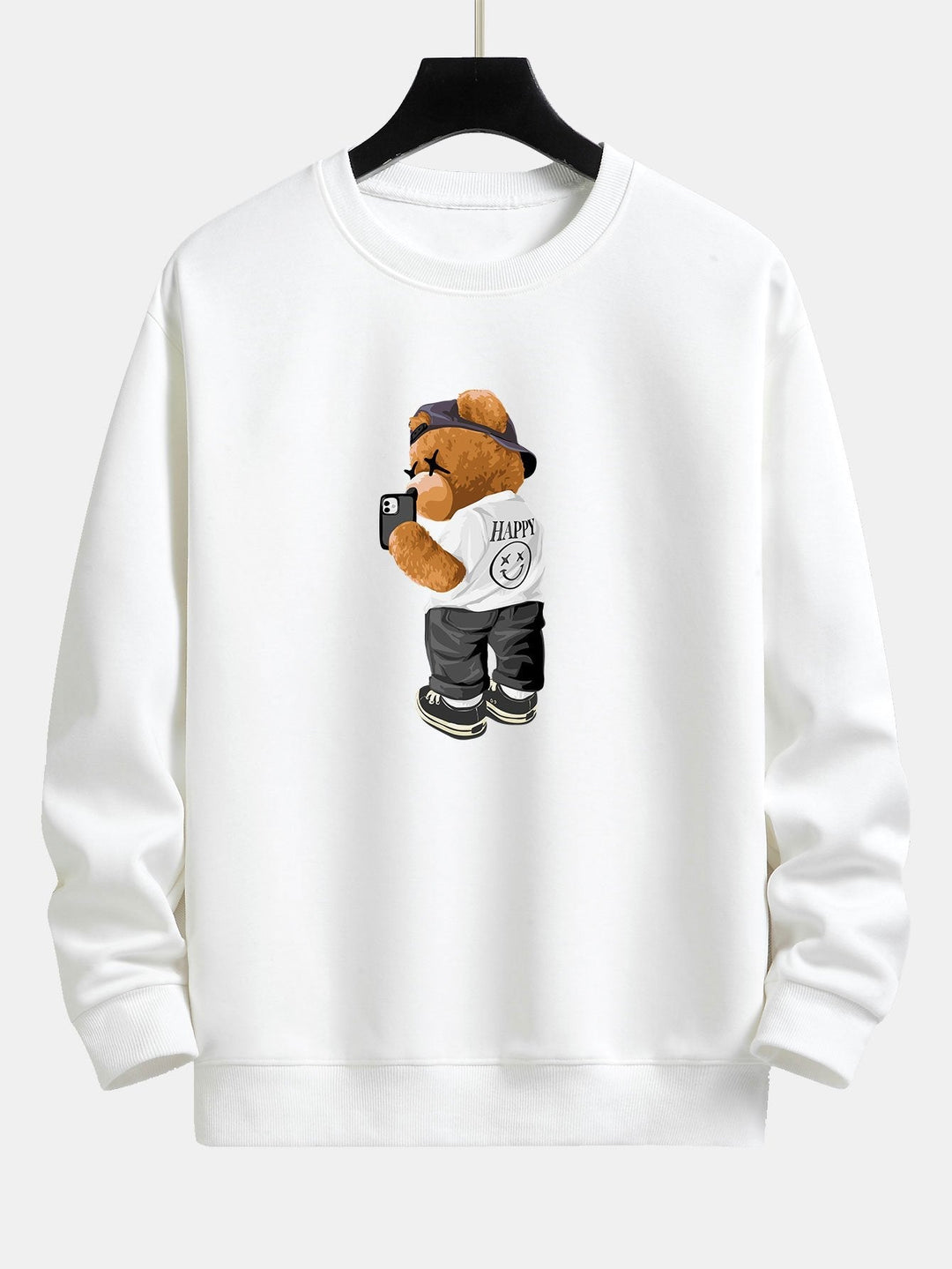 Vicente | Sudadera con estampado de osos divertido y corte relajado