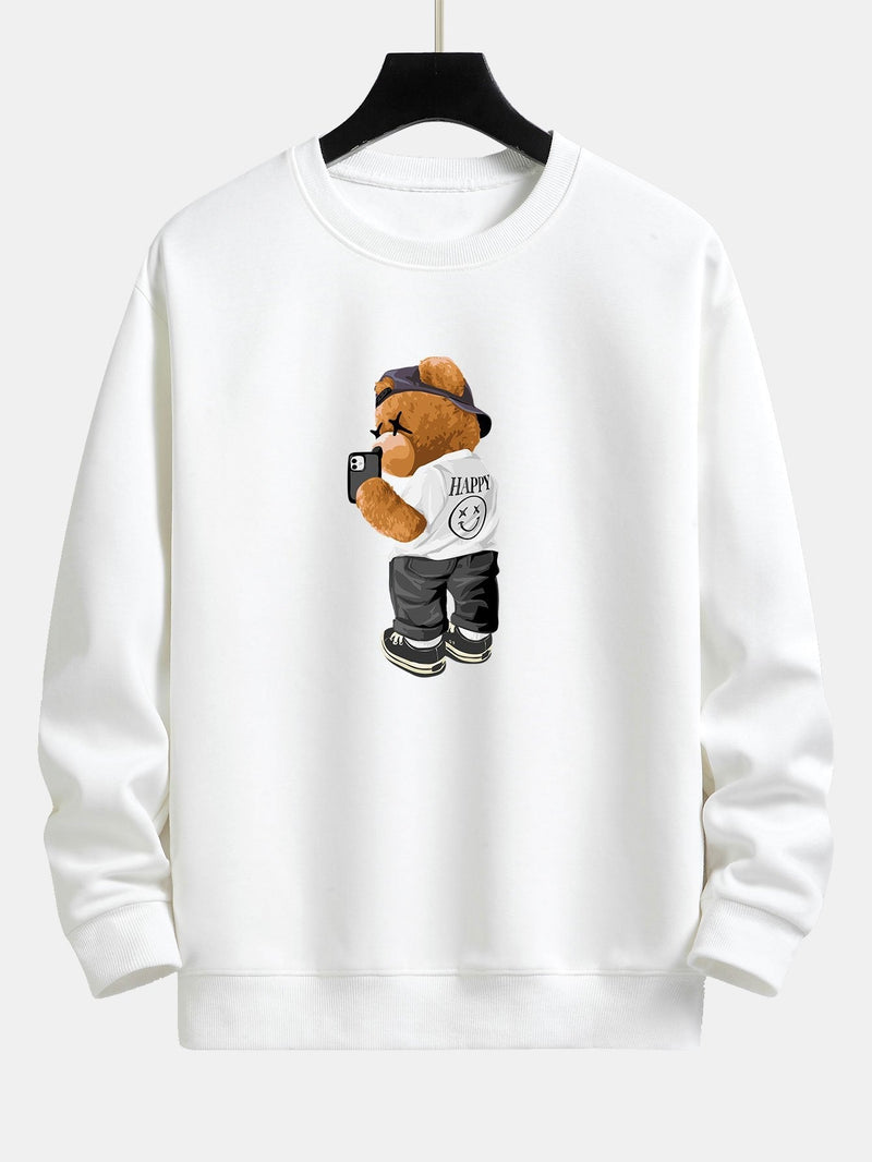 Vicente | Sudadera con estampado de osos divertido y corte relajado