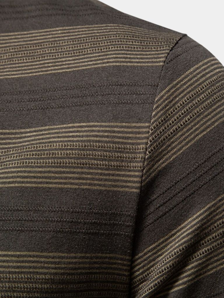 Victoriano | Polo gris de rayas