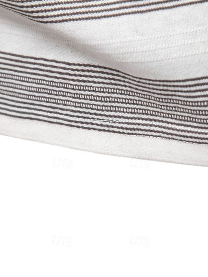Victoriano | Polo gris de rayas