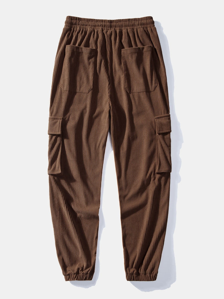 Virgilio | Pantalón jogger cargo de pana
