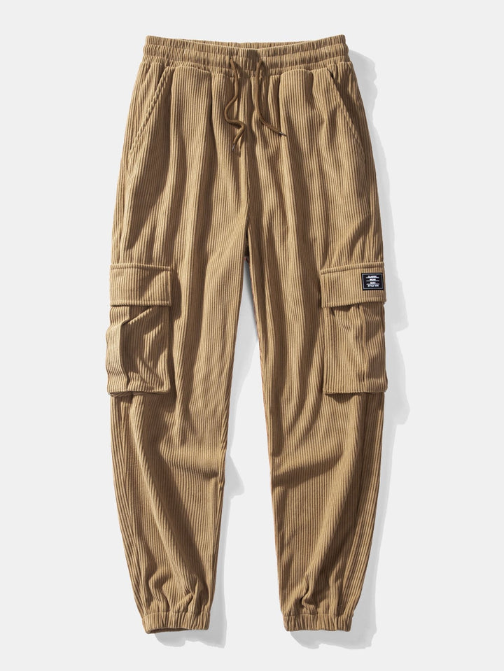Virgilio | Pantalón jogger cargo de pana