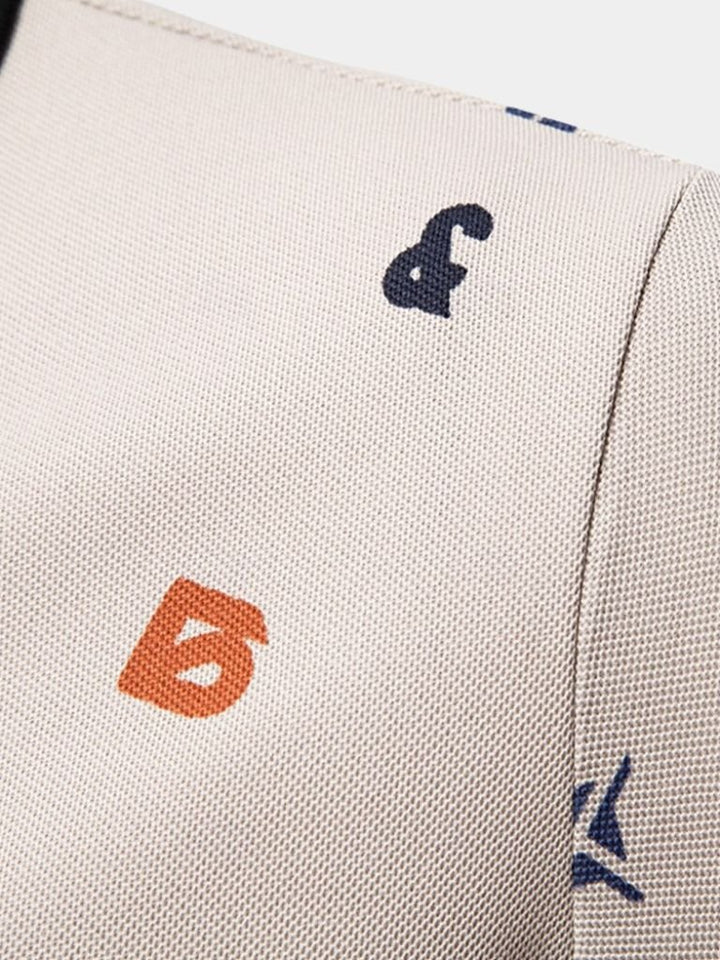 Wilfredo | Polo blanco estampado